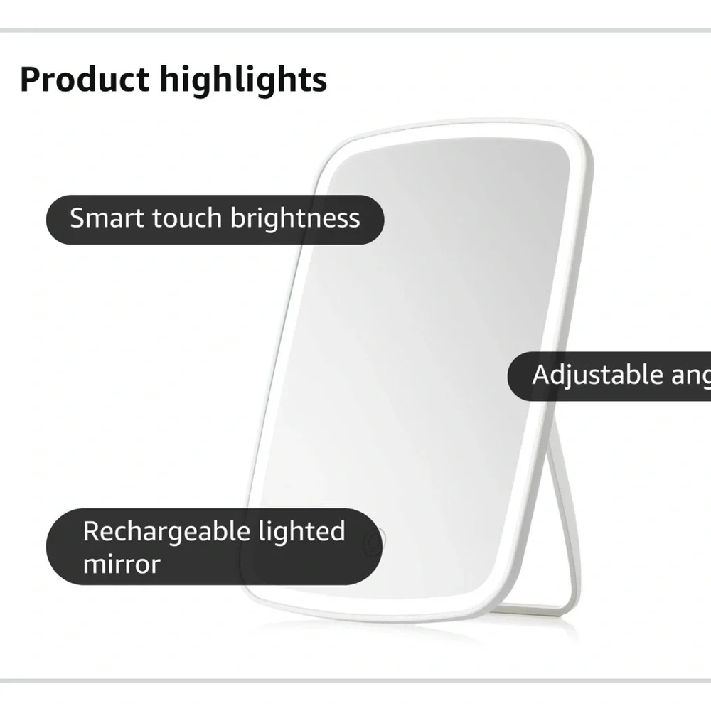 Rechargeable Lighted Makeup Mirror